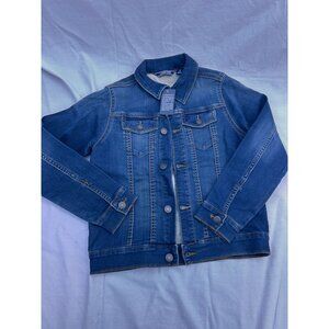 Lands' End Girls Denim Jacket - Size Small (8)
